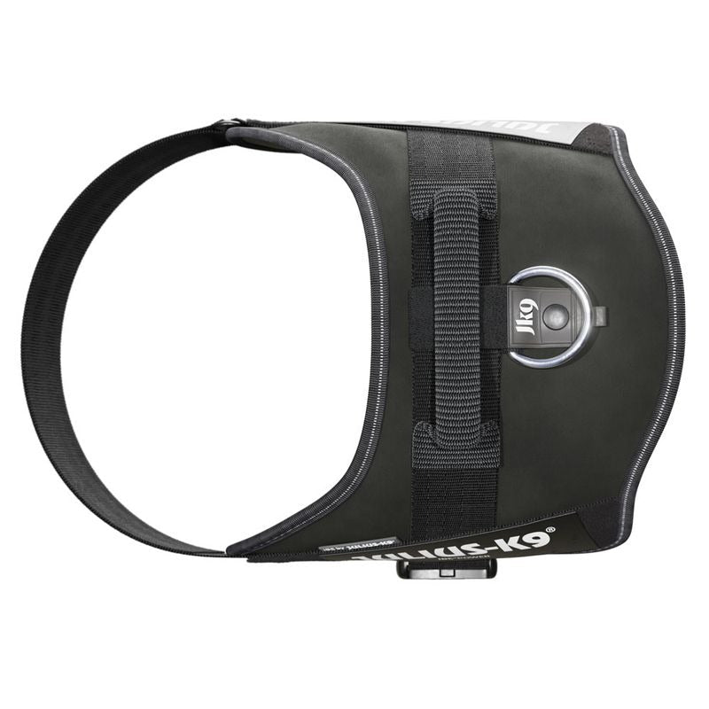 JULIUS-K9 IDC® Power Harness – Adjustable Dog Harness with Reflective Straps, Durable Control Handle, Black